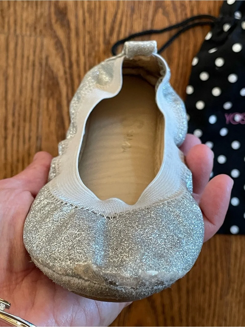 Yosi Samra glittery silver